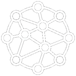 Nanotechnology graphic illustrating interconnected nanoparticles enhancing asphalt shingles for durability and lifespan extension.